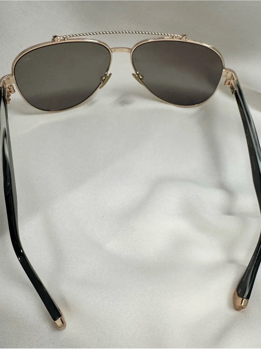 Limited Edition John Varvatos Polarized Sunglasses - Brown/Gold & Wood Accents